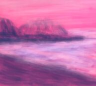 illustration landscape oregon beach digital color alma cecilia lopez carranza